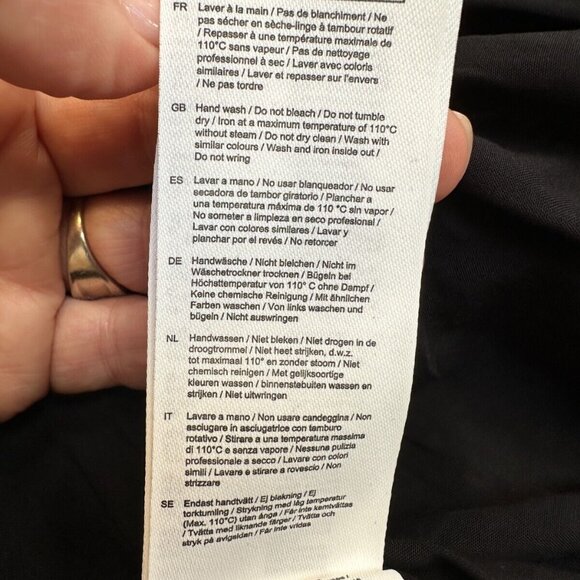 Maje Women's Long Sleeve Mini Dress Size 34/XS High Neck Sequin A-Line Orig $490 - Picture 16 of 16